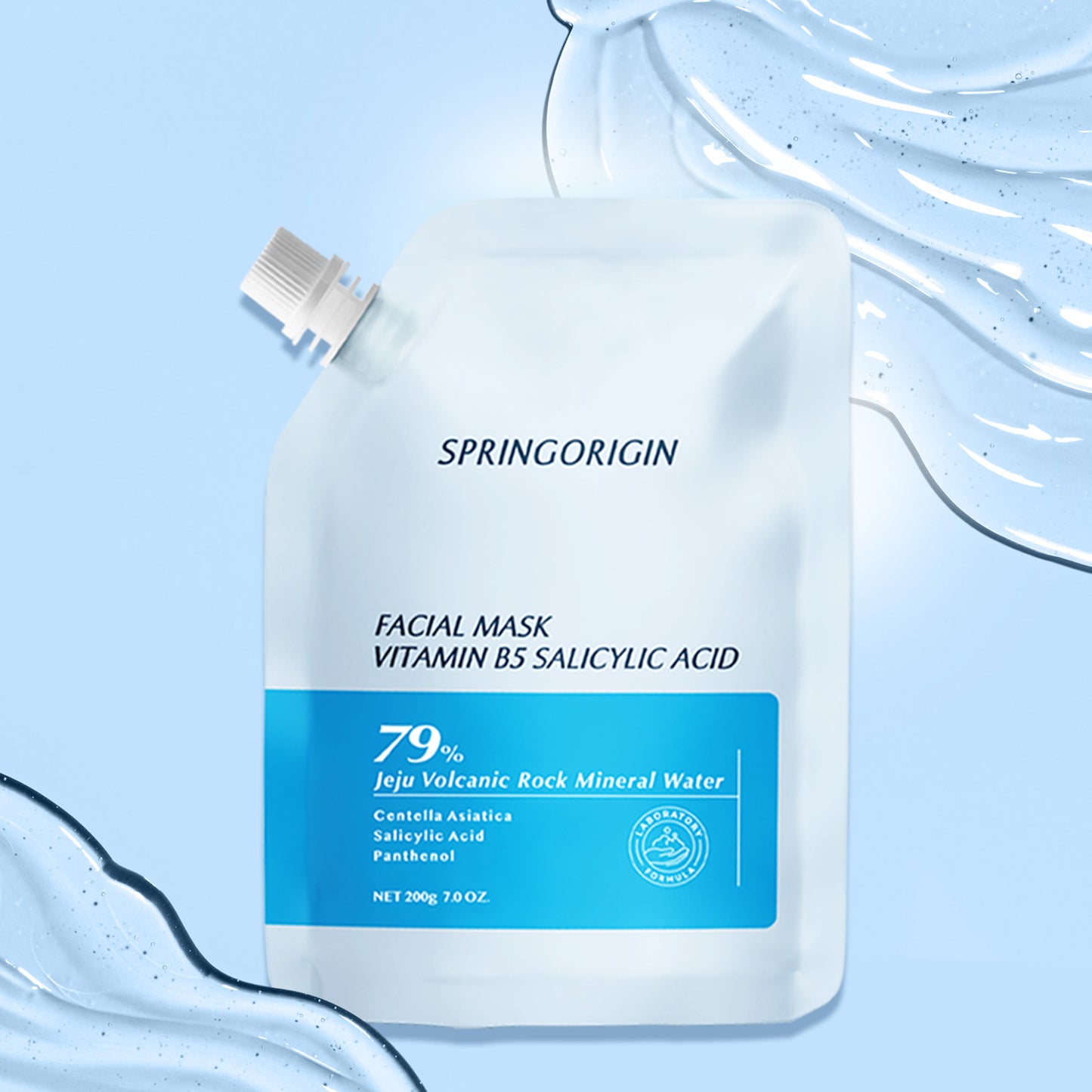 Springorigin Vitamin B5 & Salicylic Acid Face Mask – Hydrating, Oil-Control, Gentle Cleansing & Blackhead Brightening
