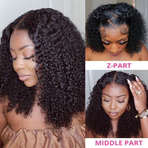 Natural Brazilian Wet and Wavy Human Hair Wig: Pre-Plucked, Curly Lace Frontal, Glueless- Perfect for Black Women!