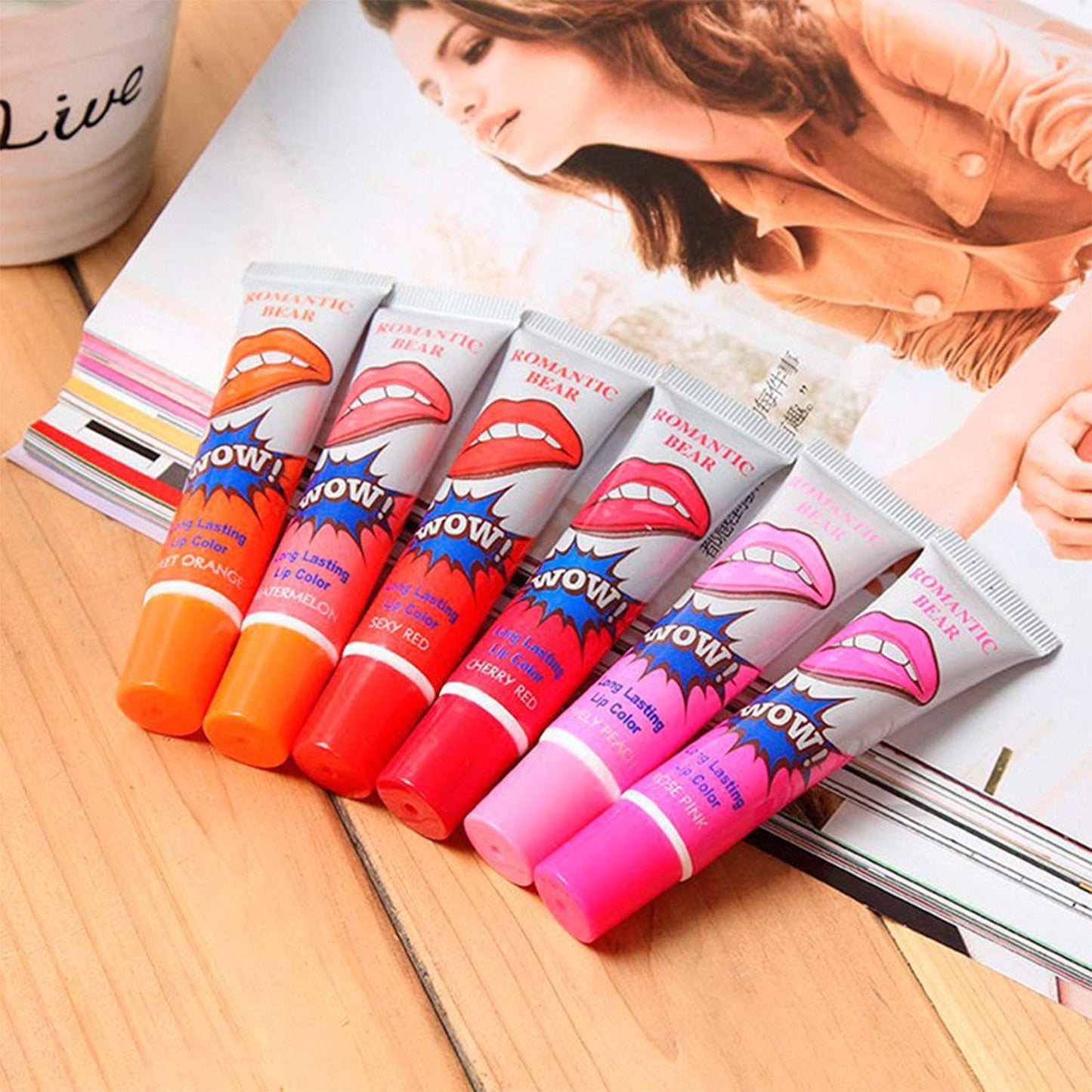 6pcs PROFESSIONAL MAKEUP Butter Gloss, Non-Sticky Lip Gloss