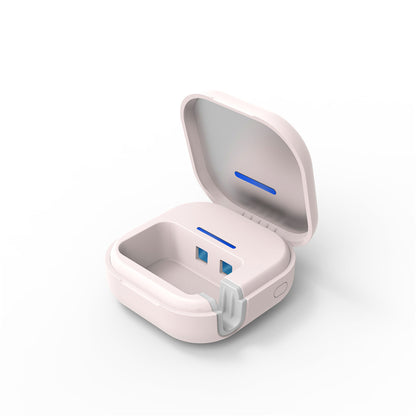 Toothbrush Case, Toothbrush Covers with Holder, Rechargeable Travel Home Toothbrush Cleaner Case for All Electric and Manual Toothbrushes