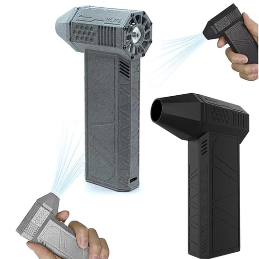 Rechargeable high power violent mini turbo brushless handheld fan car vacuum dust blowing high wind wireless hair dryer