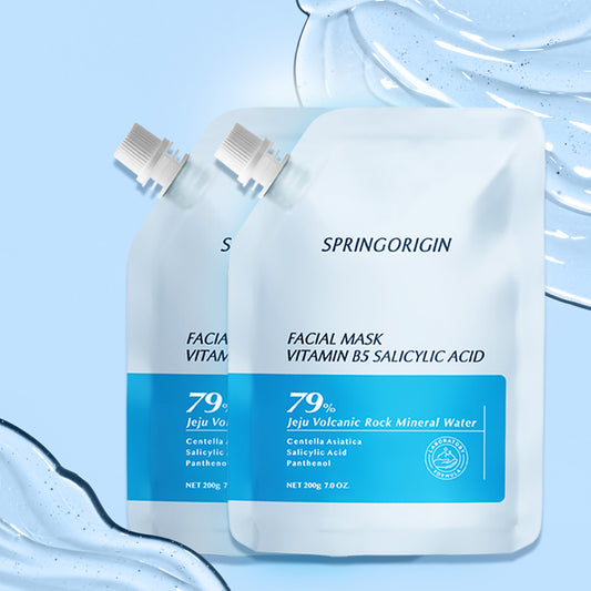 Springorigin Vitamin B5 & Salicylic Acid Face Mask – Hydrating, Oil-Control, Gentle Cleansing & Blackhead Brightening