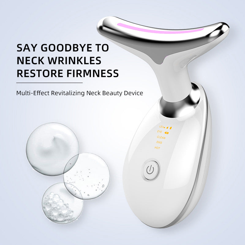 Double Chin Reducer & Face Massager: Vibrating Ultrasonic Beauty Tool