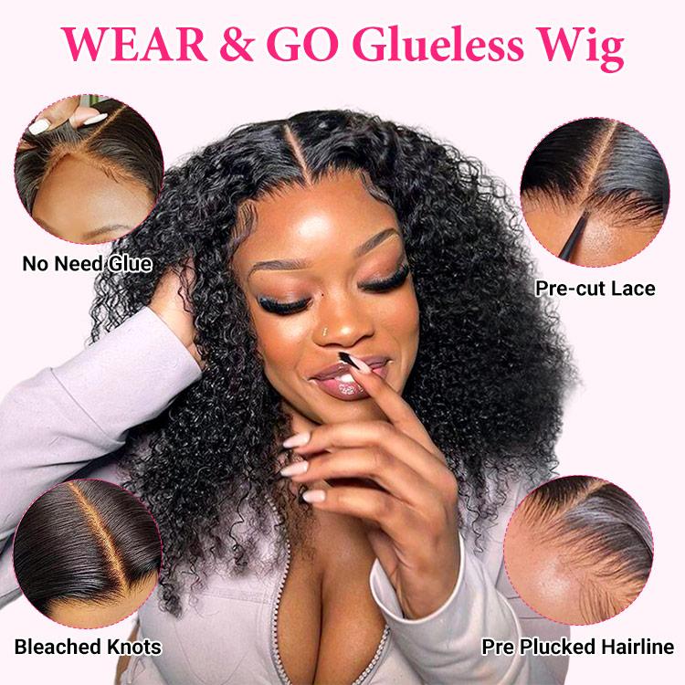 Natural Brazilian Wet and Wavy Human Hair Wig: Pre-Plucked, Curly Lace Frontal, Glueless- Perfect for Black Women!