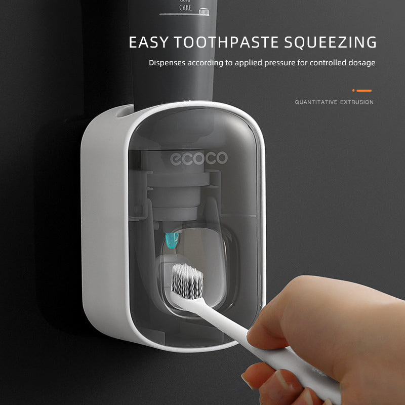Toothpaste Dispenser Wall Mounted for Bathroom Automatic Toothpaste Squeezer for Kids and Adult