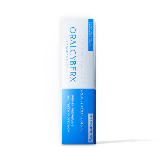 [ORALCYBERX] Fresh Breath Toothpaste for All Ages – Dual Effect: Whitening & Oral Health Protection