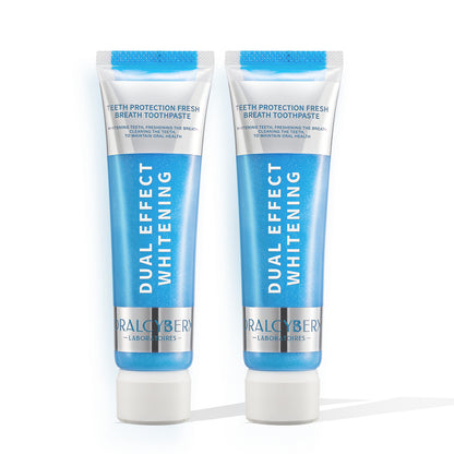 [ORALCYBERX] Fresh Breath Toothpaste for All Ages – Dual Effect: Whitening & Oral Health Protection