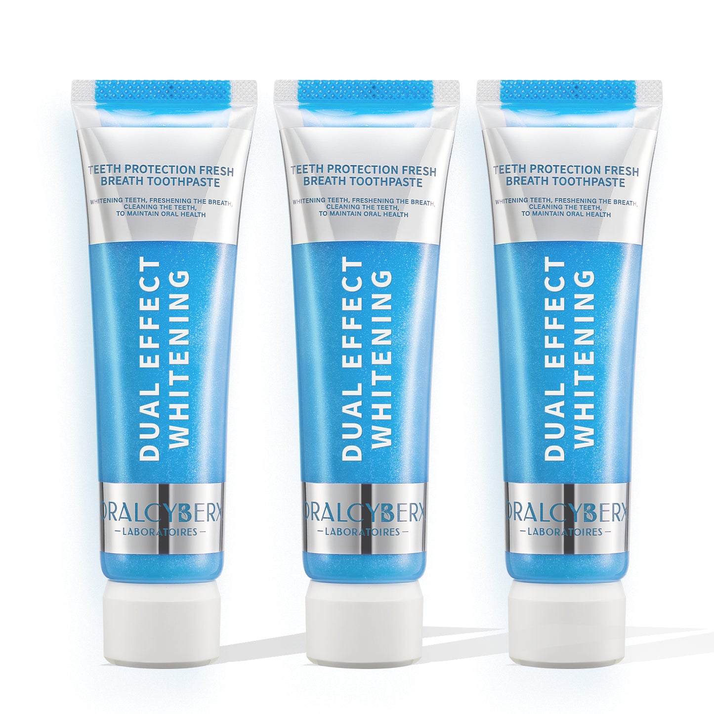 [ORALCYBERX] Fresh Breath Toothpaste for All Ages – Dual Effect: Whitening & Oral Health Protection